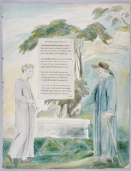 Elegie geschrieben in einem Landkirchhof, Design 113 aus Die Gedichte von Thomas Gray, 1797-98